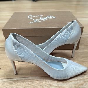 Christian Louboutin Kate Draperia 85mm Red Sole Pumps